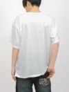 【雅結】蓮流水刺繍 6分袖カーディガン×ポケットTシャツ アンサンブル