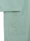 【雅結】蓮流水刺繍 6分袖カーディガン×ポケットTシャツ アンサンブル