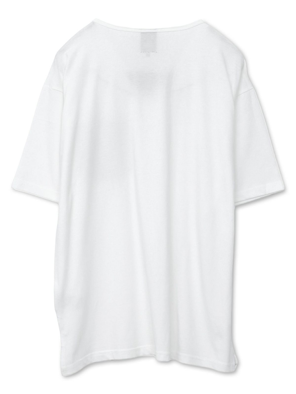 【雅結】蓮流水刺繍 6分袖カーディガン×ポケットTシャツ アンサンブル