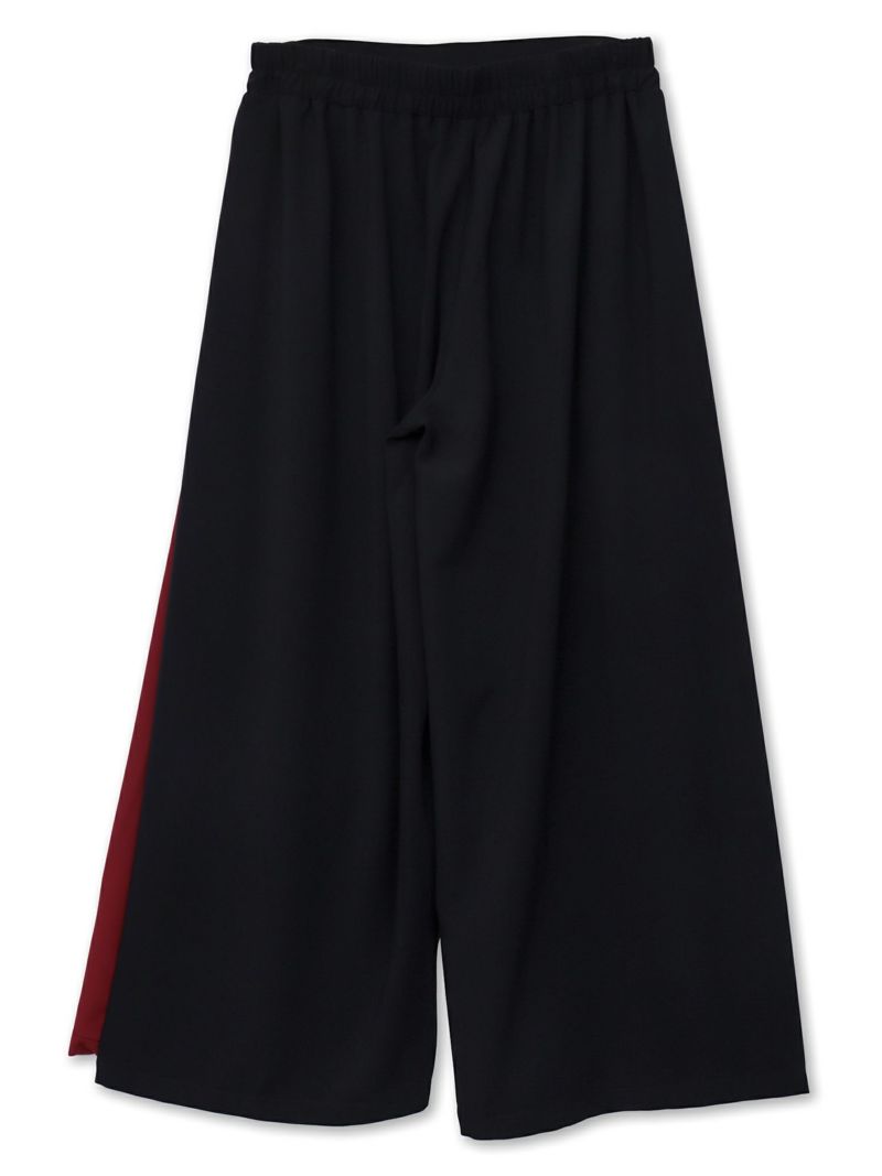 【雅結 -EN-】彼岸花刺繍 配色切替ハカマパンツ