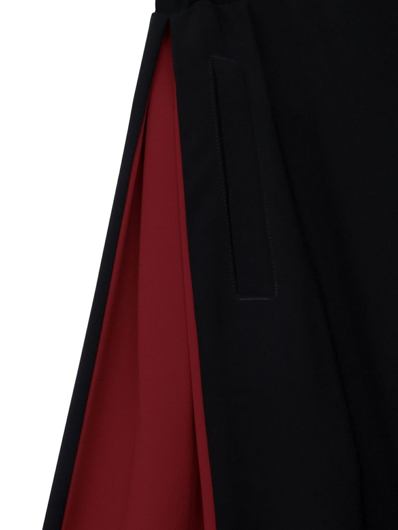 【雅結 -EN-】彼岸花刺繍 配色切替ハカマパンツ