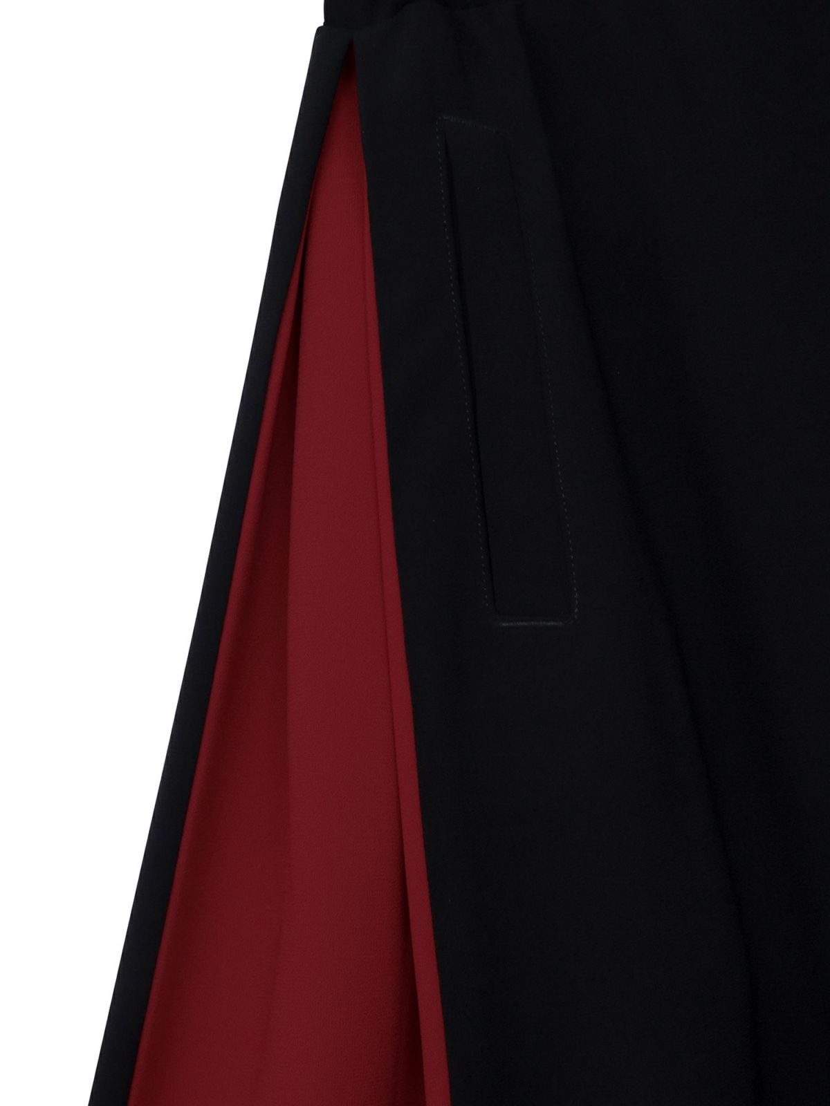 【雅結 -EN-】彼岸花刺繍 配色切替ハカマパンツ