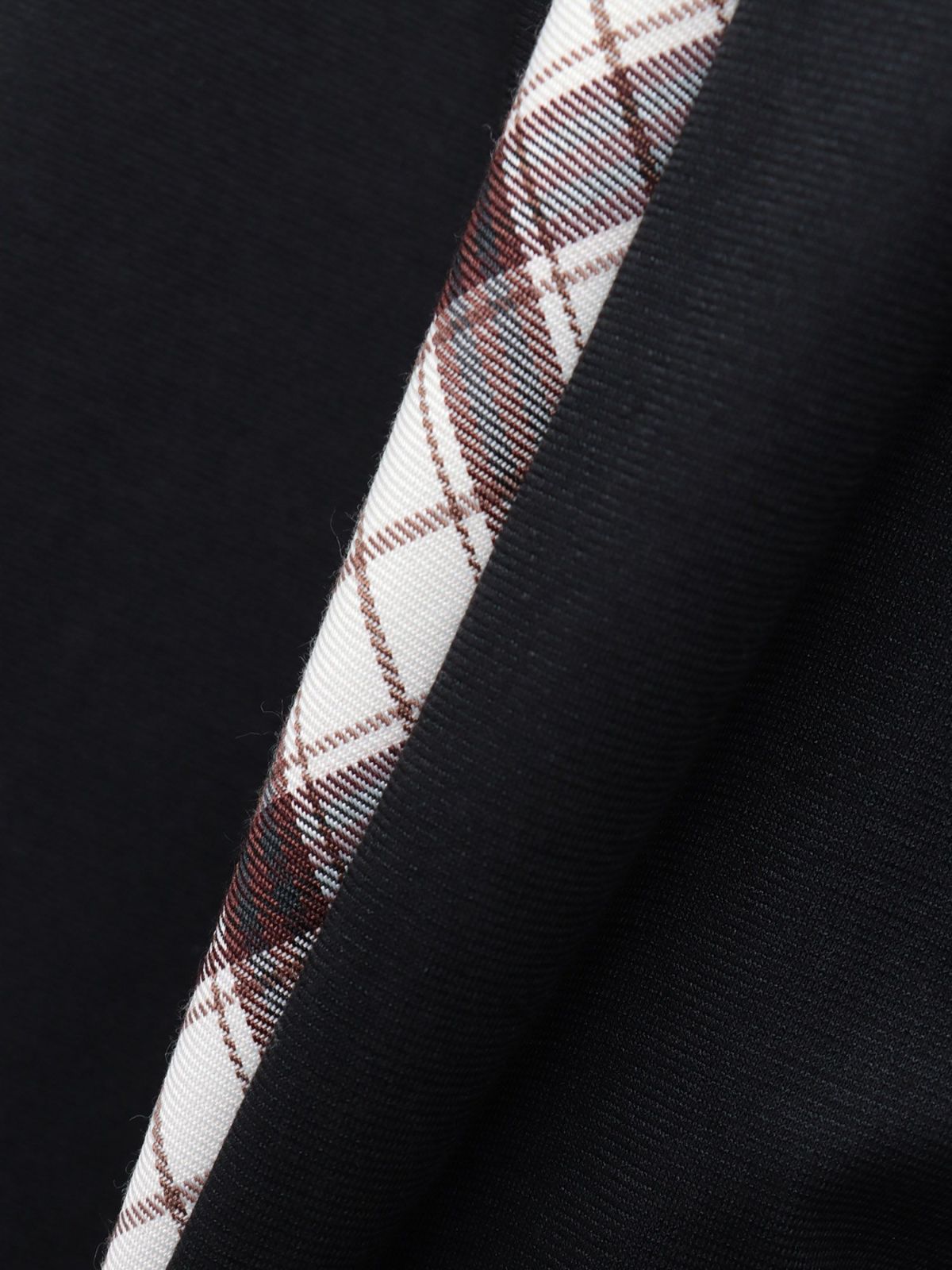 【雅結 -YuU-】“白ウサギと黒ネコ”チェック切替ロングスカート