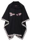 【雅結 -YuU-】“白ウサギと黒ネコ”チェック切替ポンチョパーカー