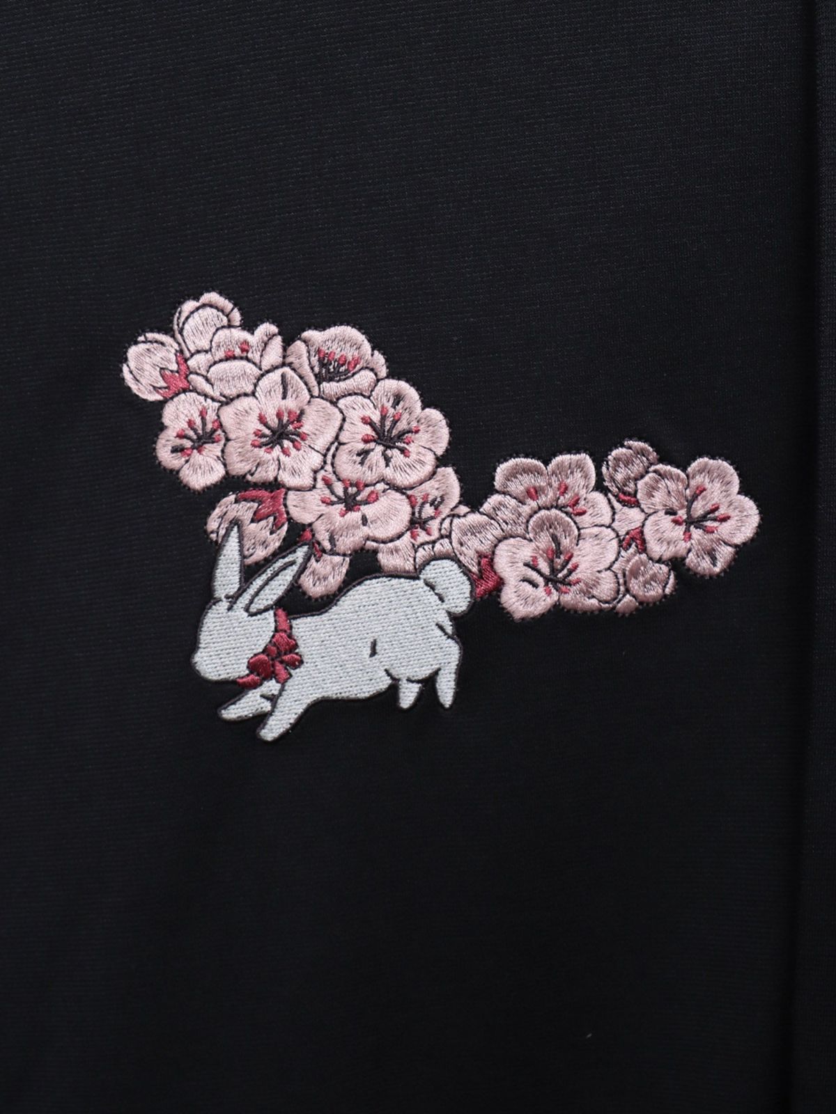 【雅結 -YuU-】“白ウサギと黒ネコ”チェック切替ポンチョパーカー