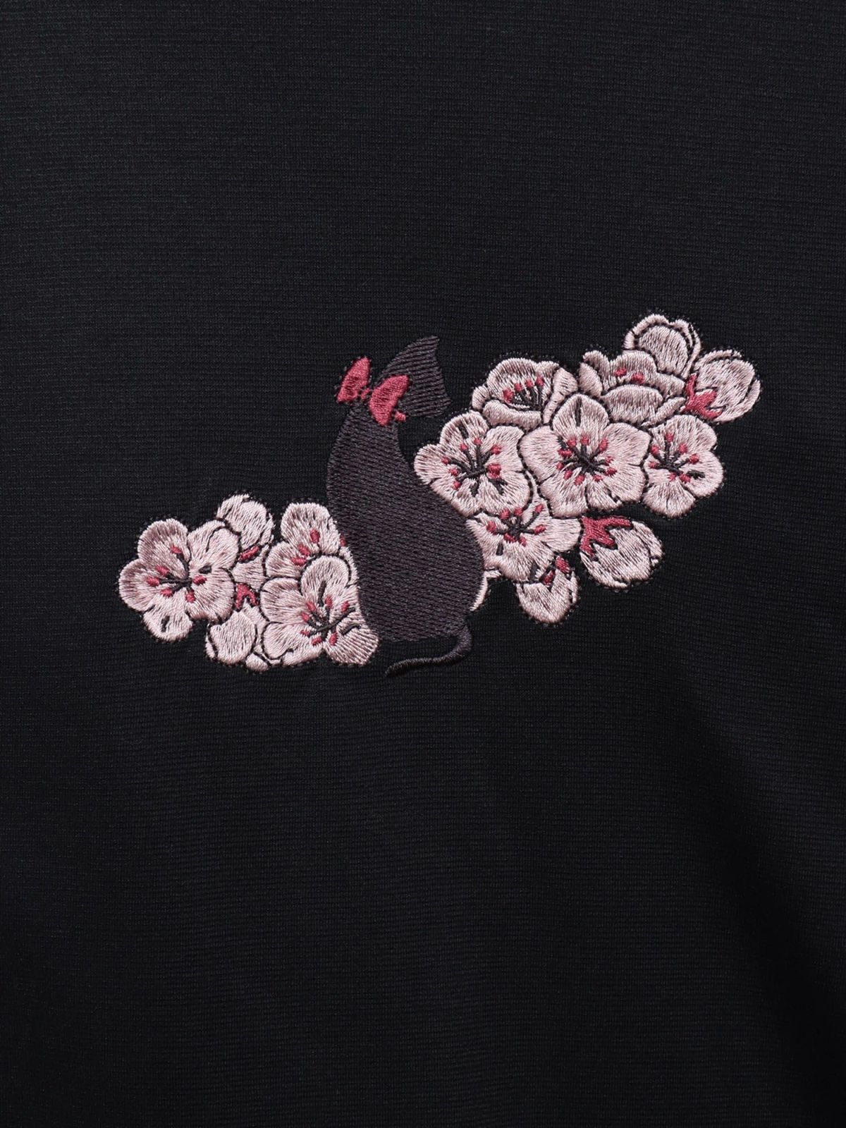 【雅結 -YuU-】“白ウサギと黒ネコ”チェック切替ポンチョパーカー