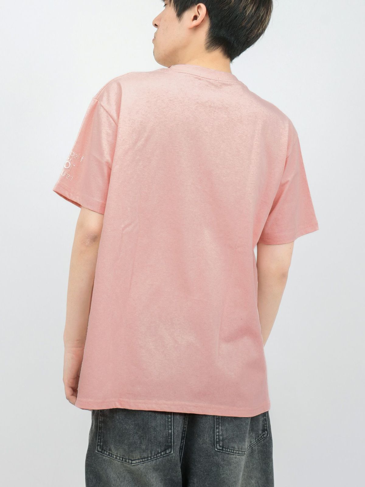 【moz】エルク ワンポイントサガラ刺繍入りTシャツ〔別注〕