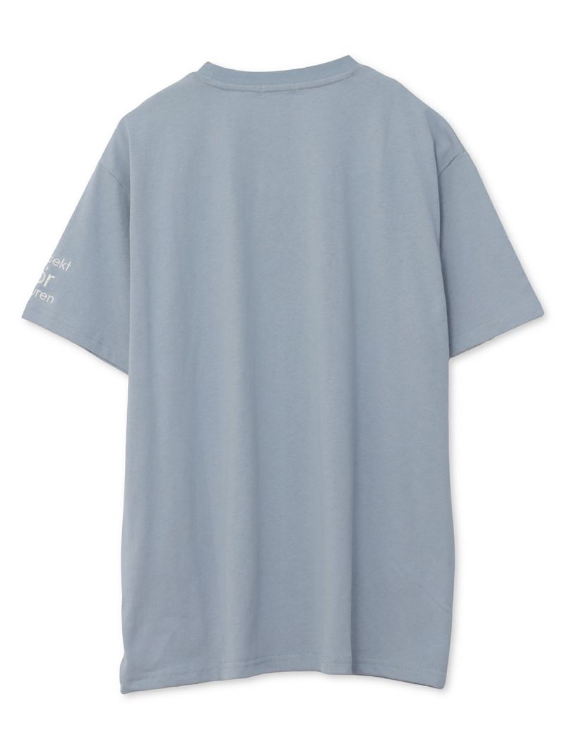 【moz】エルク ワンポイントサガラ刺繍入りTシャツ〔別注〕