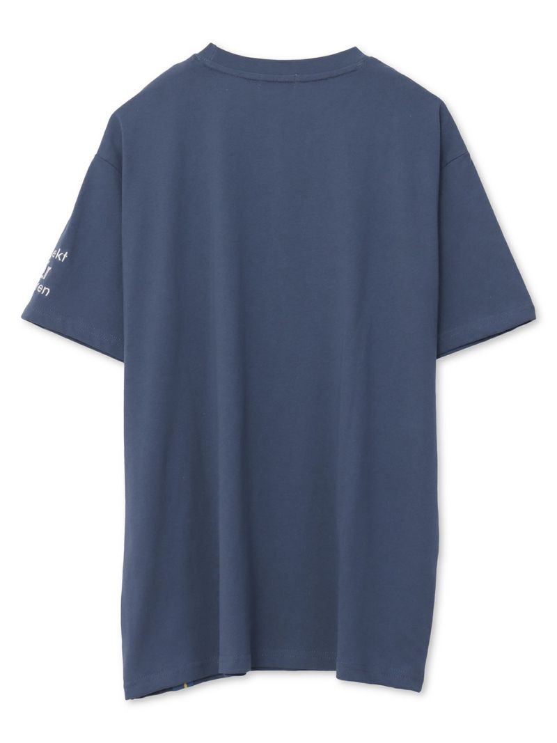 【moz】エルク ワンポイントサガラ刺繍入りTシャツ〔別注〕