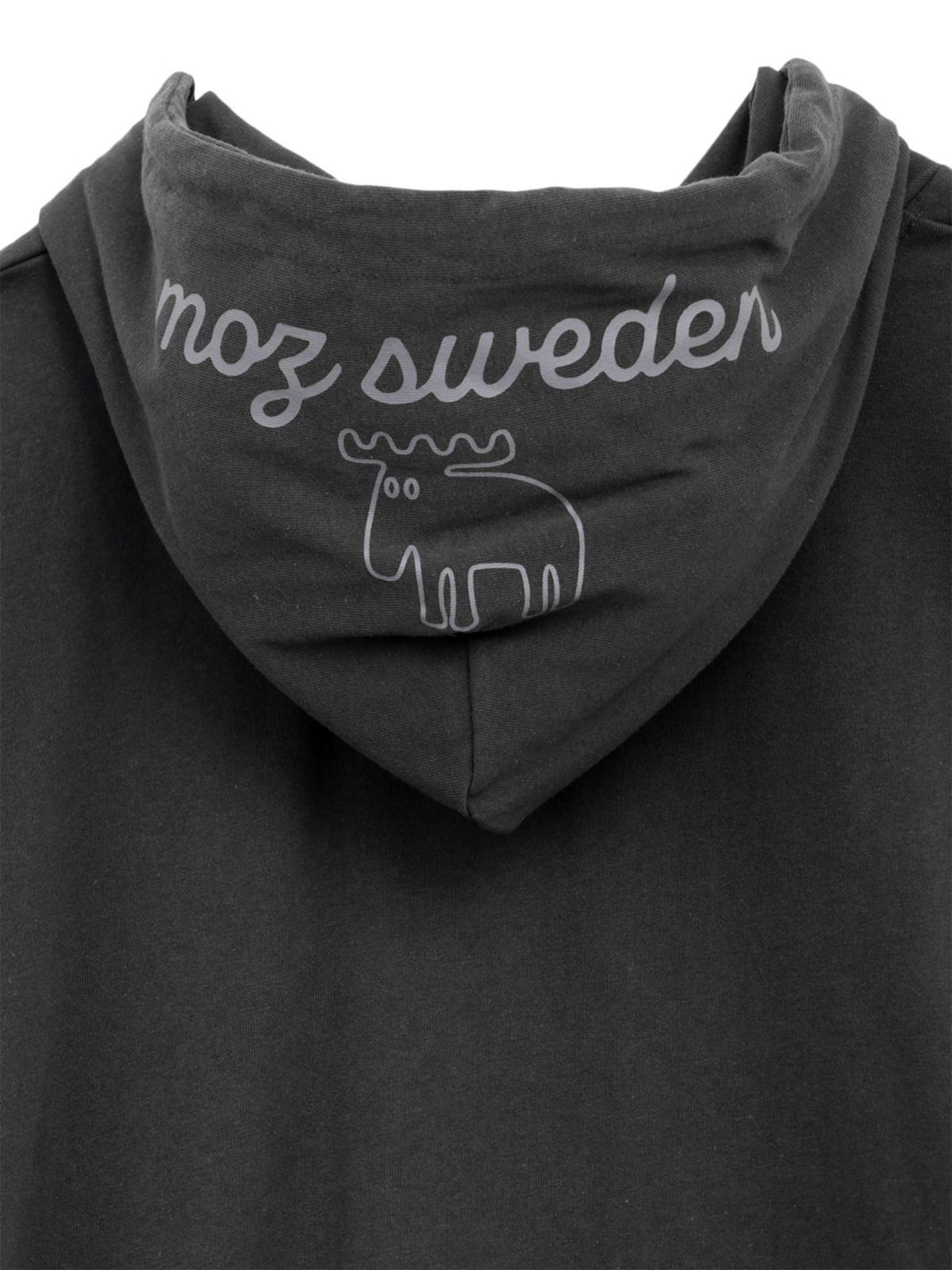 【moz】エルク ワンポイントサガラ刺繍入り半袖TEEパーカー〔別注〕