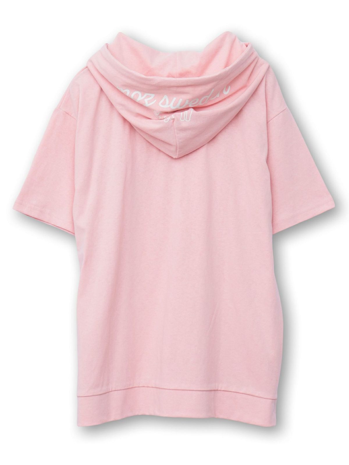 【moz】エルク ワンポイントサガラ刺繍入り半袖TEEパーカー〔別注〕