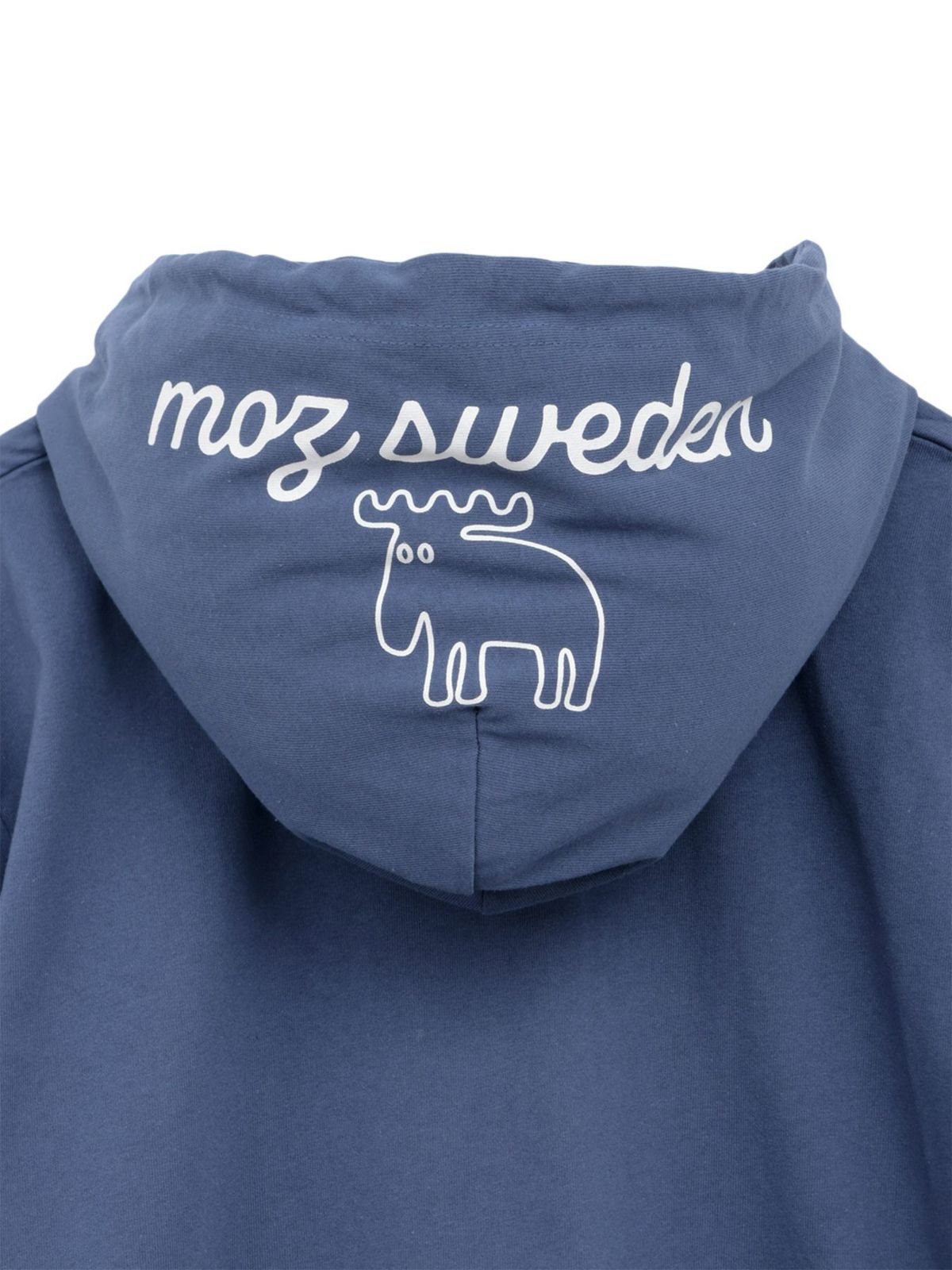 【moz】エルク ワンポイントサガラ刺繍入り半袖TEEパーカー〔別注〕