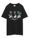 【NECOBUCHI-SAN】“ほう・れん・そう”プリント天竺Tシャツ