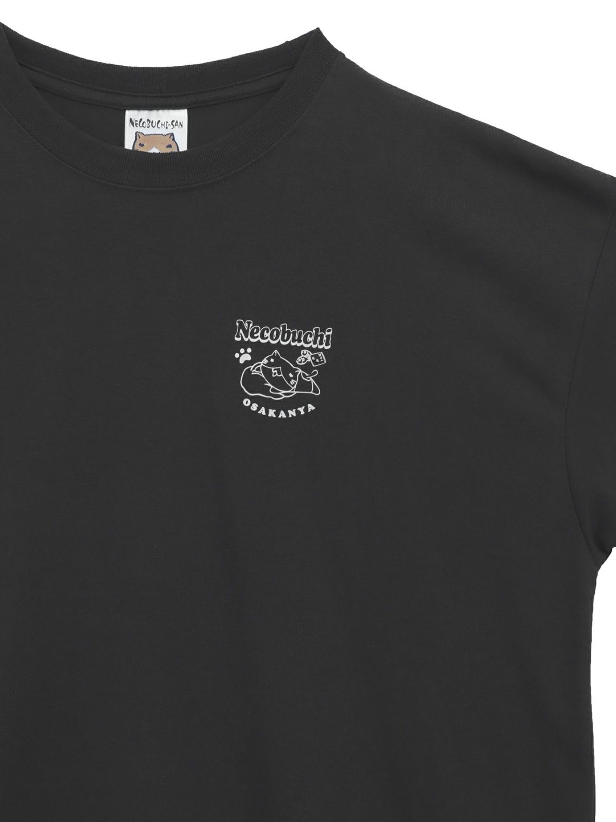 【NECOBUCHI-SAN】猫渕さんサガラ刺繍BIGシルエットTシャツ