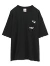 【NECOBUCHI-SAN】猫渕さん総刺繍BIGシルエット ポケット付きTシャツ