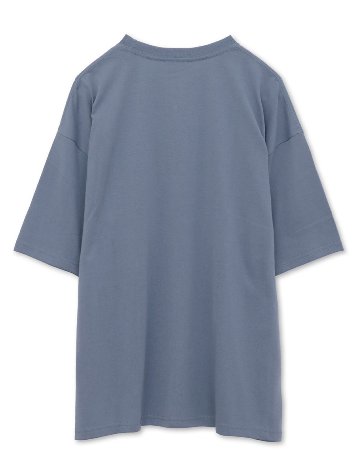 【NECOBUCHI-SAN】猫渕さん総刺繍BIGシルエット ポケット付きTシャツ