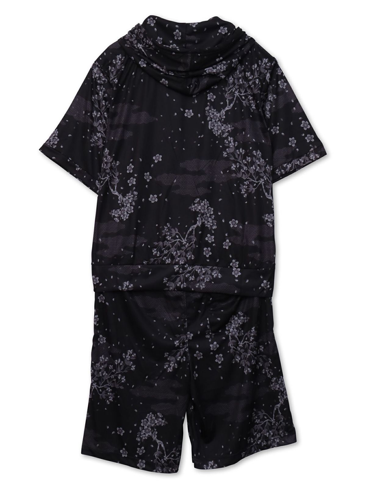 【和風景】和柄総柄 接触冷感素材セットアップ