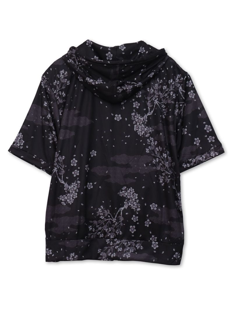 【和風景】和柄総柄 接触冷感素材セットアップ