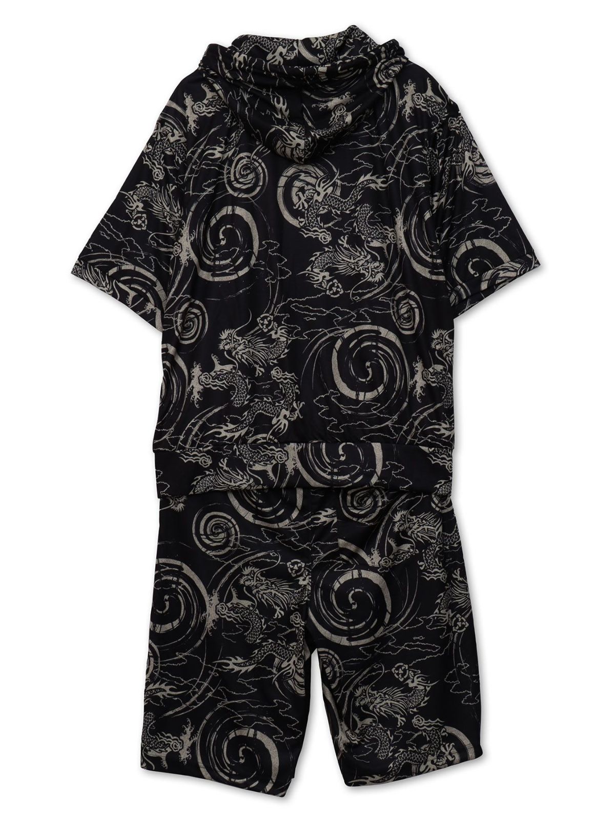 【和風景】和柄総柄 接触冷感素材セットアップ