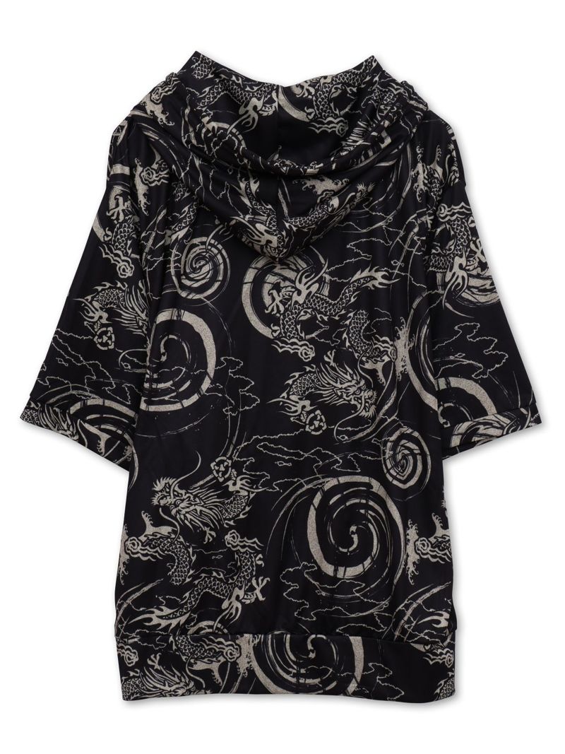 【和風景】和柄総柄 接触冷感素材セットアップ