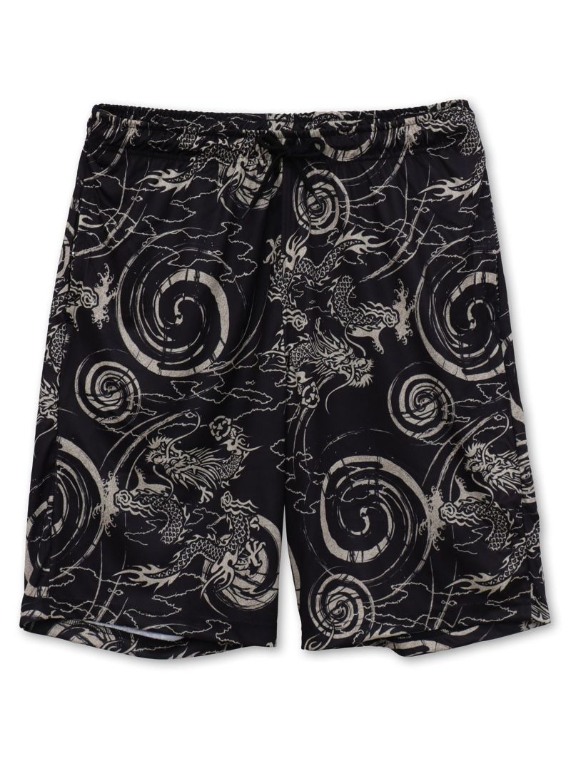 【和風景】和柄総柄 接触冷感素材セットアップ