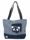 【PANDIESTA JAPAN】熊猫謹製 刺繍トートバッグ