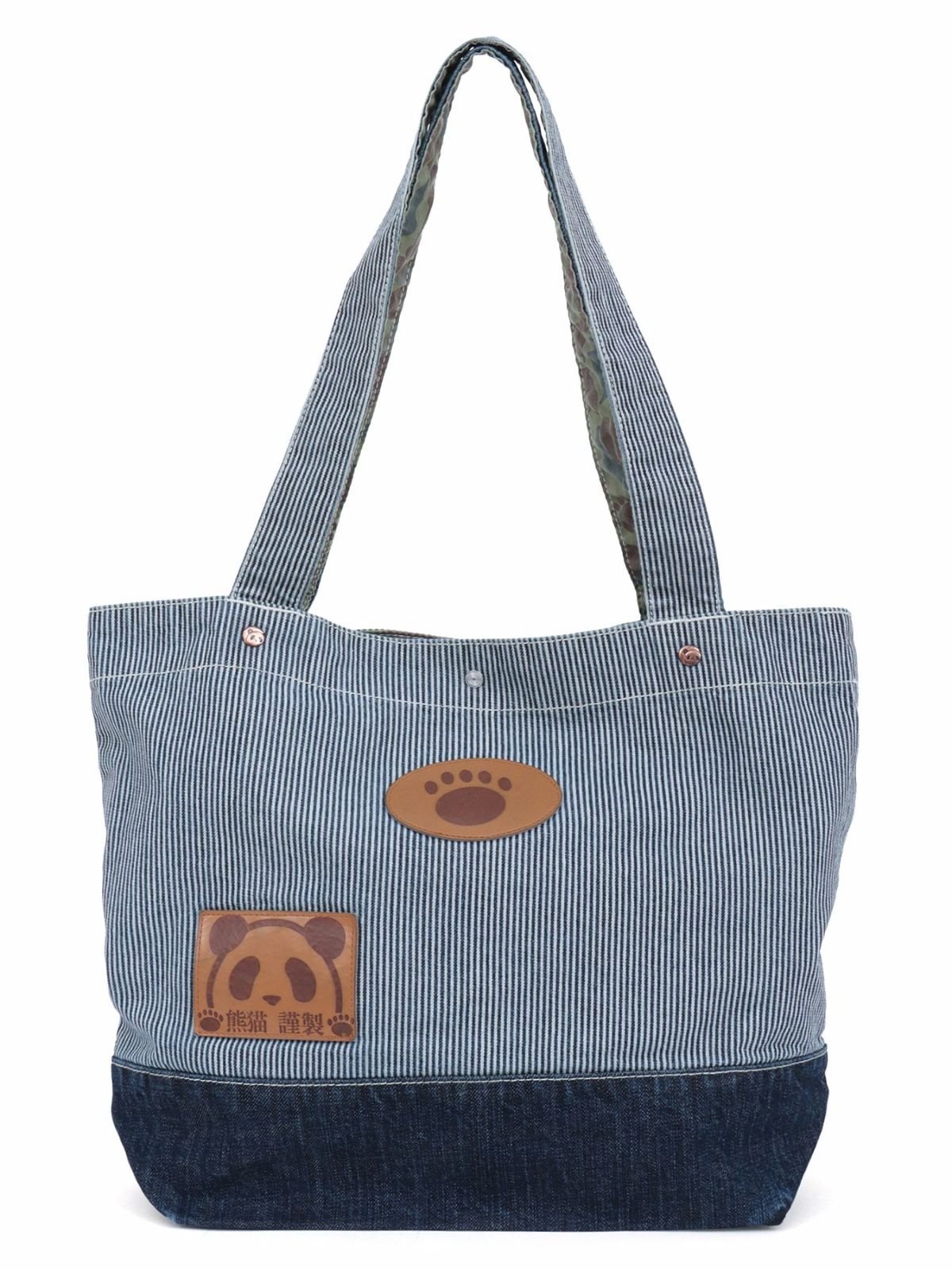 【PANDIESTA JAPAN】熊猫謹製 刺繍トートバッグ