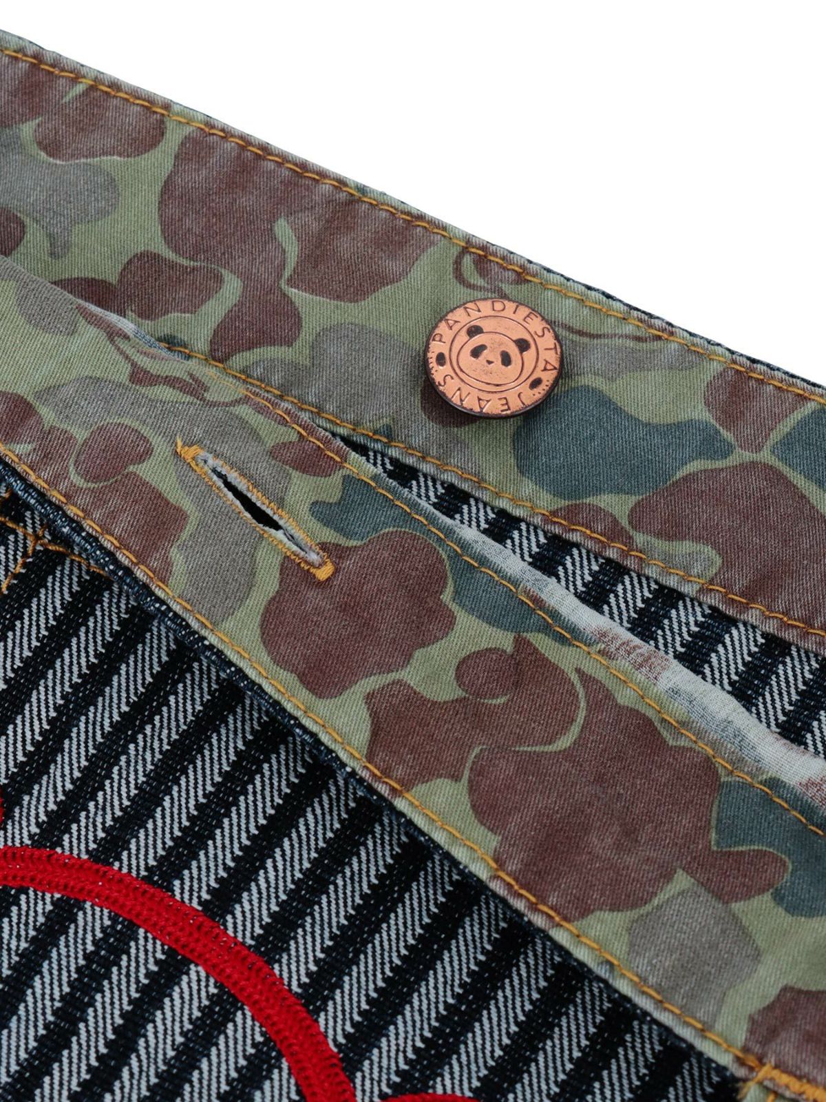 【PANDIESTA JAPAN】熊猫謹製 刺繍トートバッグ