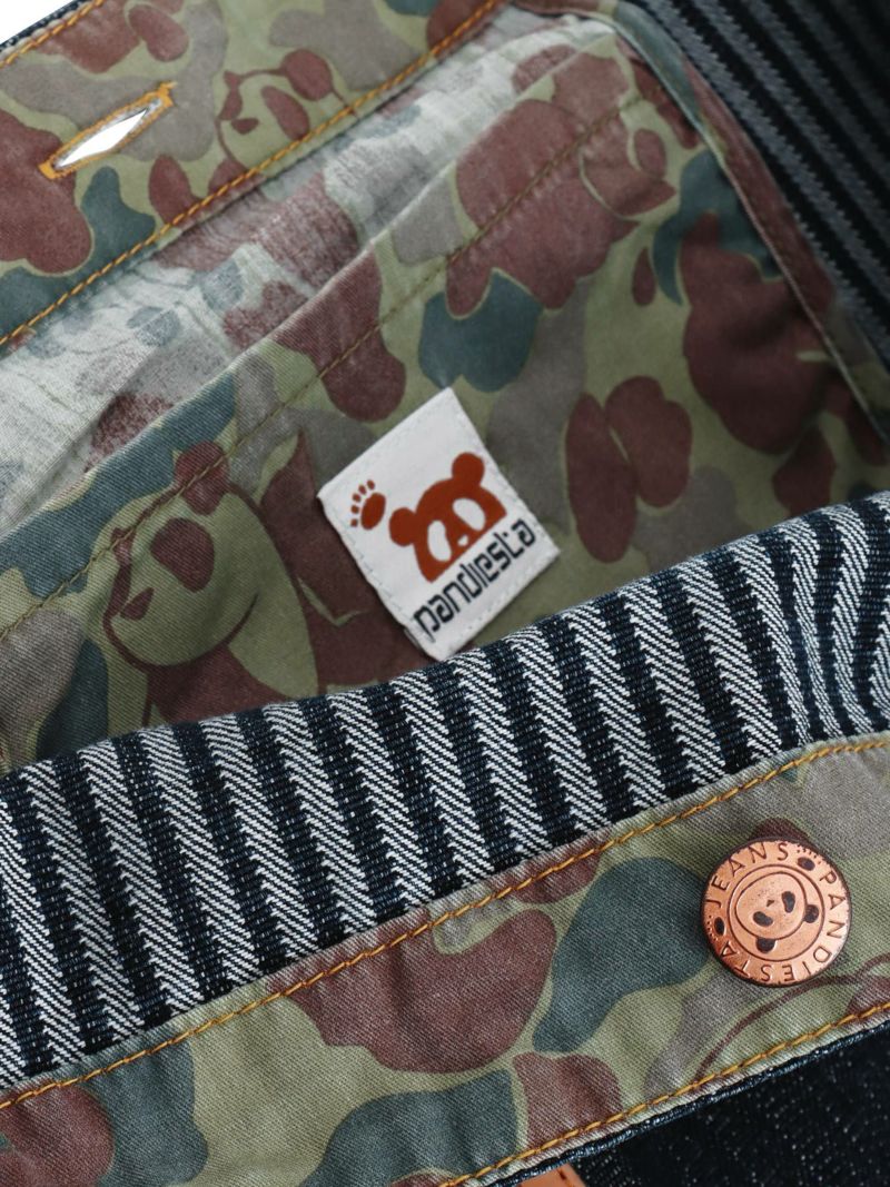 【PANDIESTA JAPAN】熊猫謹製 刺繍トートバッグ