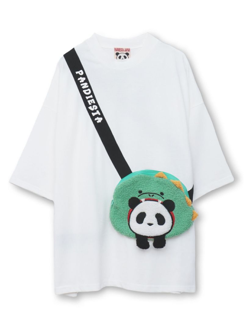 【PANDIESTA JAPAN】“ダイナソーパンダ”バッグ付きBIGTシャツ
