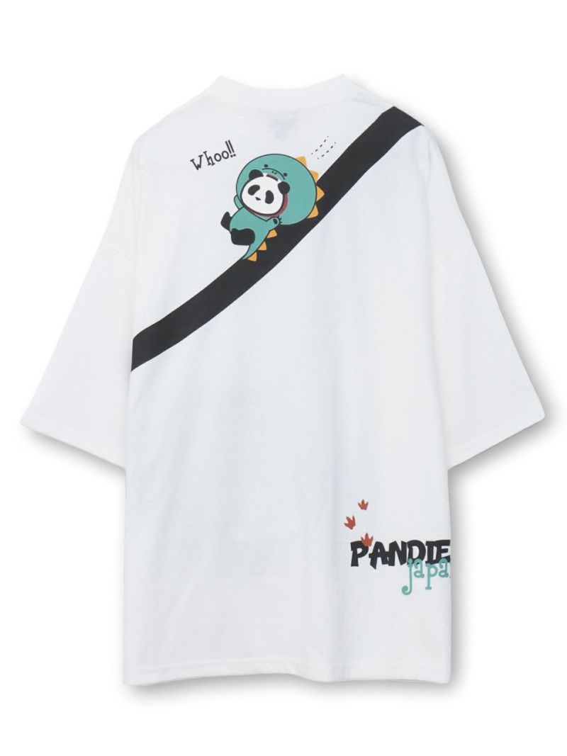 【PANDIESTA JAPAN】“ダイナソーパンダ”バッグ付きBIGTシャツ