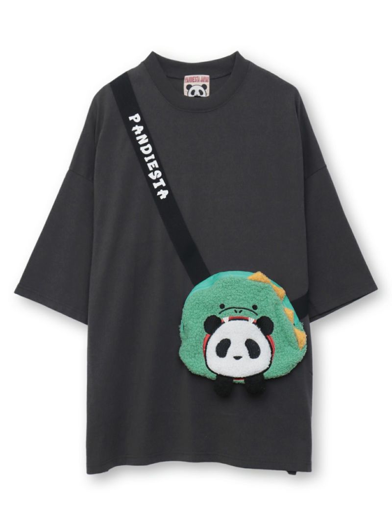 【PANDIESTA JAPAN】“ダイナソーパンダ”バッグ付きBIGTシャツ