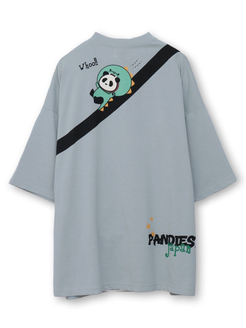 【PANDIESTA JAPAN】“ダイナソーパンダ”バッグ付きBIGTシャツ
