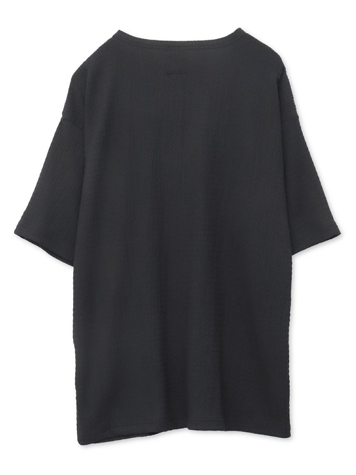 【雅結】桜刺繍 楊柳生地VネックTシャツ