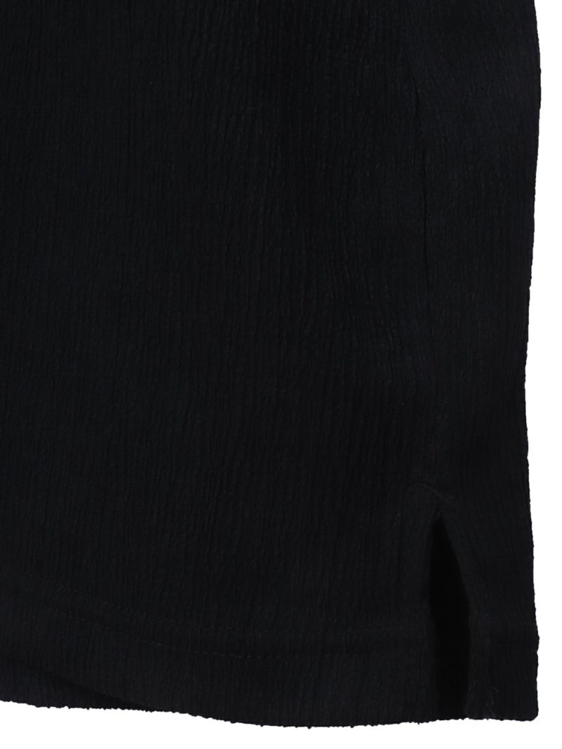 【雅結】和生地遣いY字ヘンリーネックTシャツ