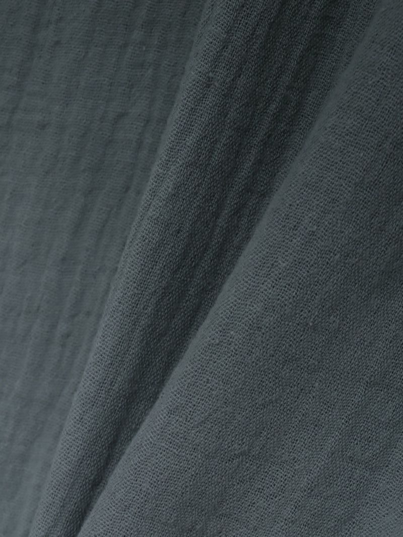 【絡繰魂】“夜桜”総刺繍ガーゼ素材 段染めグラデーション半袖シャツ