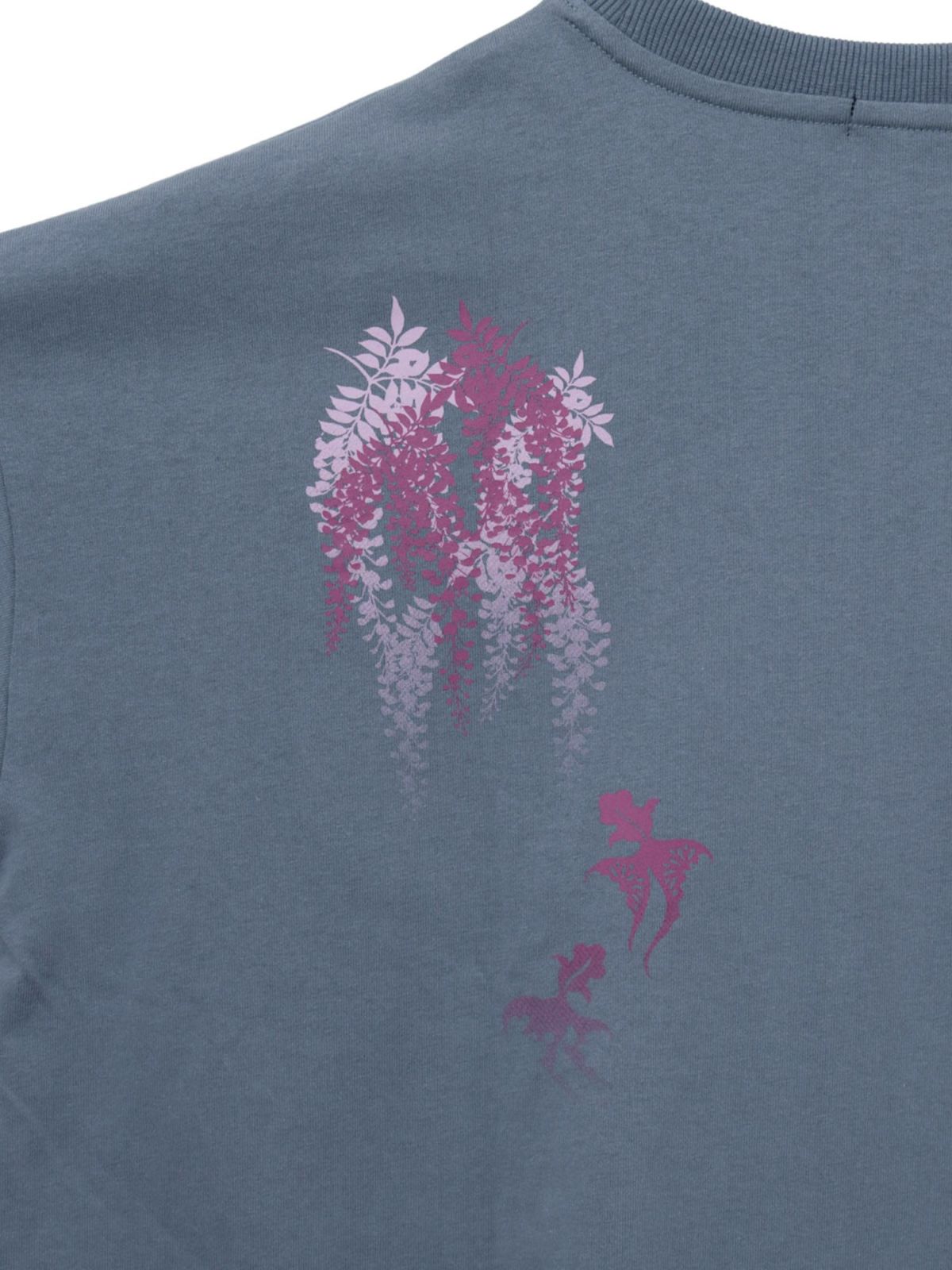 【雅結】藤と金魚プリント チュニックTシャツ