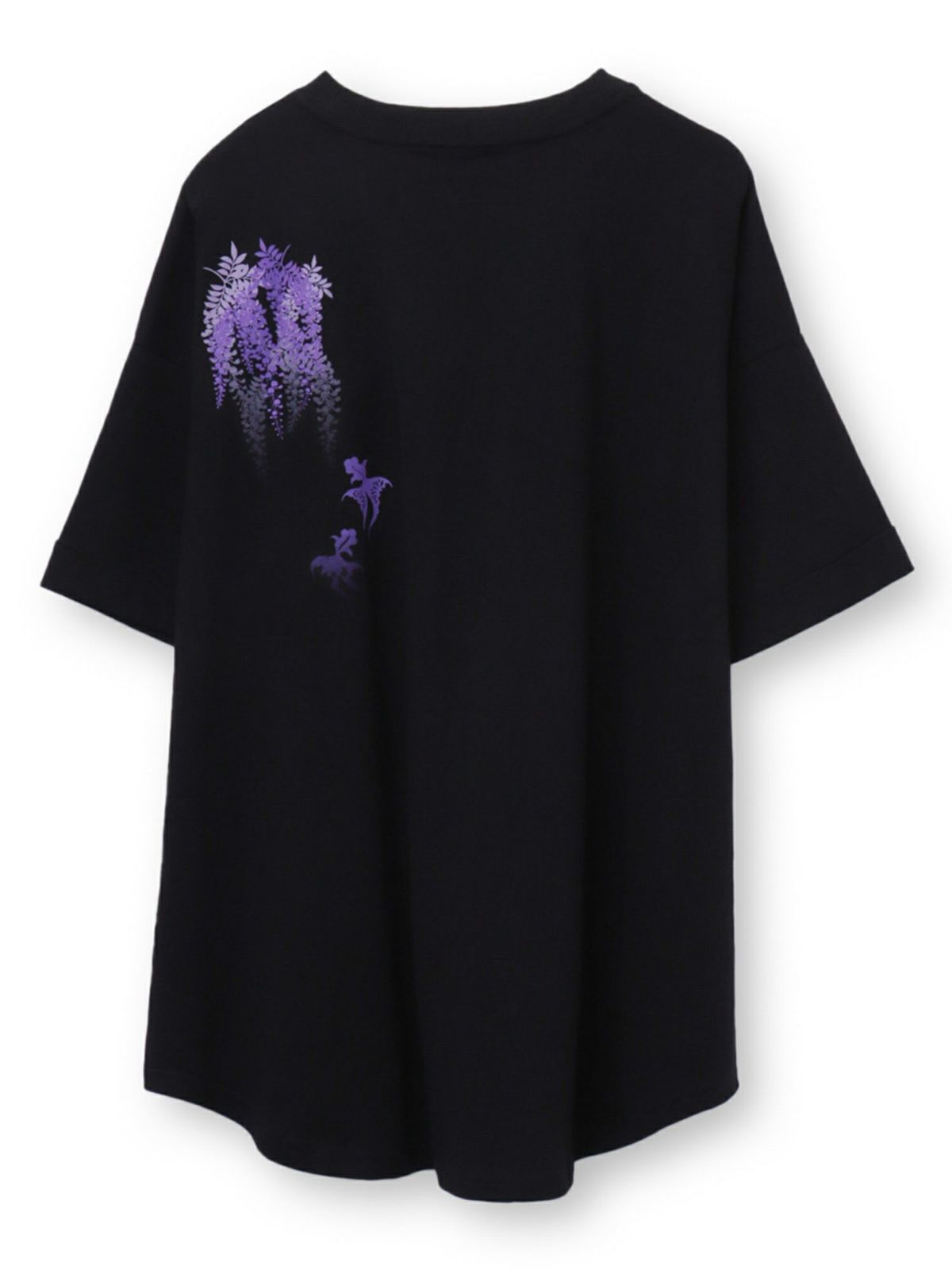 【雅結】藤と金魚プリント チュニックTシャツ