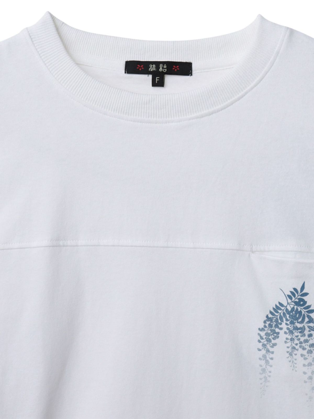 【雅結】藤と金魚プリント チュニックTシャツ