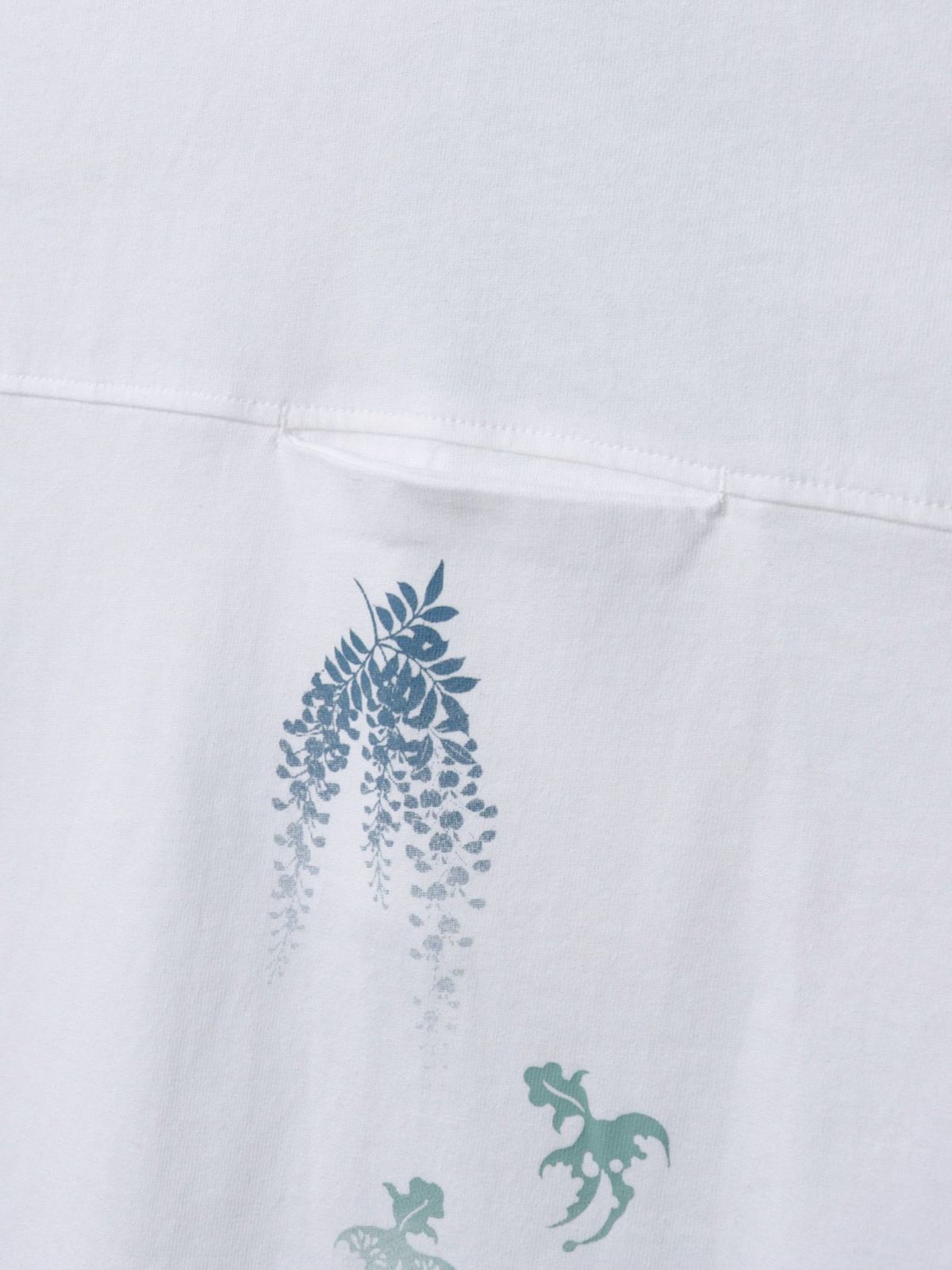 【雅結】藤と金魚プリント チュニックTシャツ