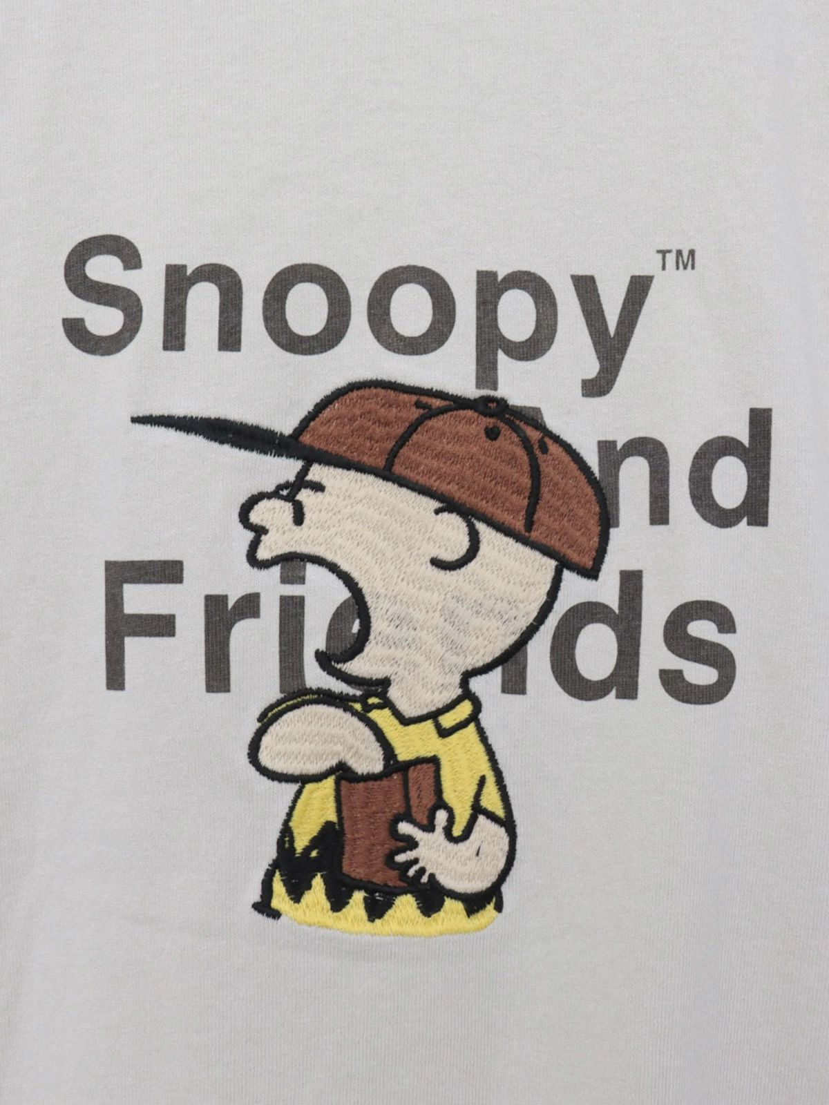 【JUICY×PEANUTS】“VINTAGE SNOOPY”サガラ刺繍 袖切替Tシャツ〔別注〕