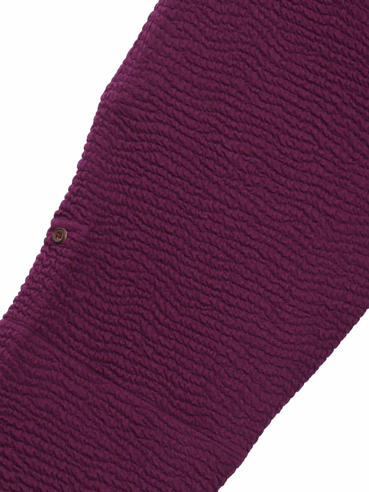 【雅結】菊刺繍ふくれジャガード素材 和生地遣い7分袖ZIPパーカー