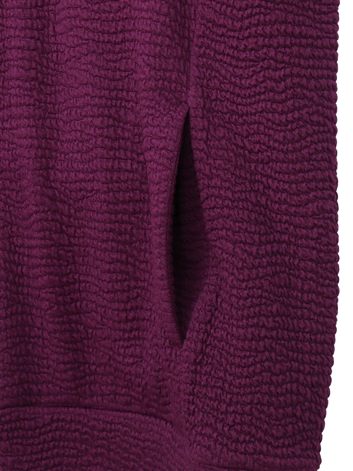 【雅結】菊刺繍ふくれジャガード素材 和生地遣い7分袖ZIPパーカー