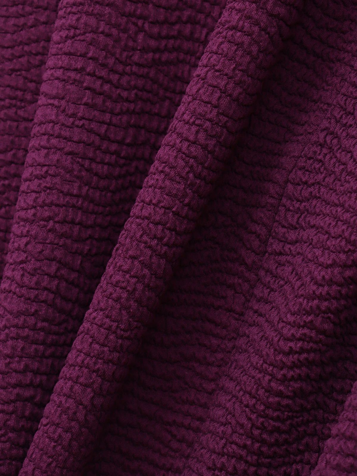 【雅結】菊刺繍ふくれジャガード素材 和生地遣い7分袖ZIPパーカー