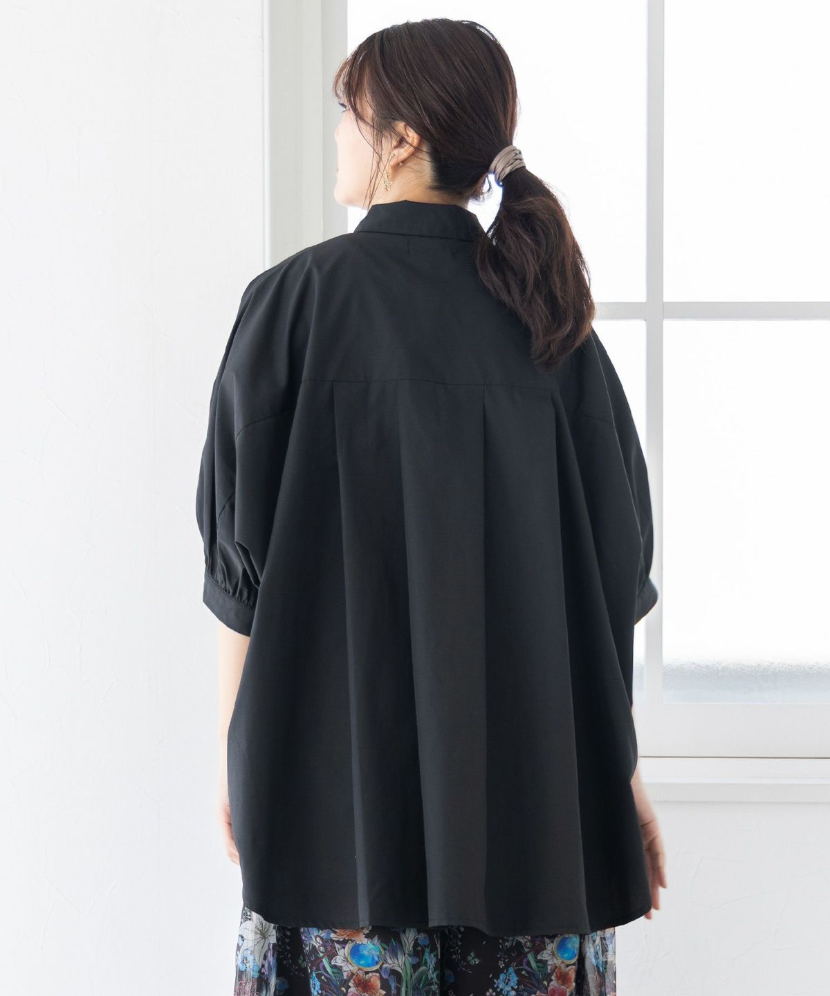 【雅結×iS ScoLar】コラボ 和風花柄シャツ