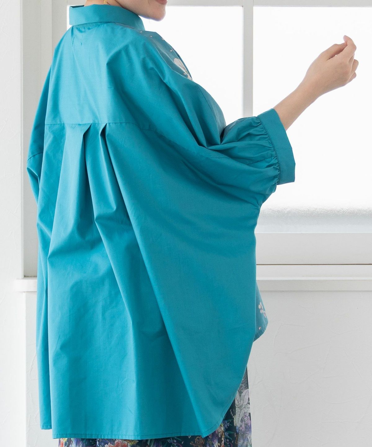 【雅結×iS ScoLar】コラボ 和風花柄シャツ