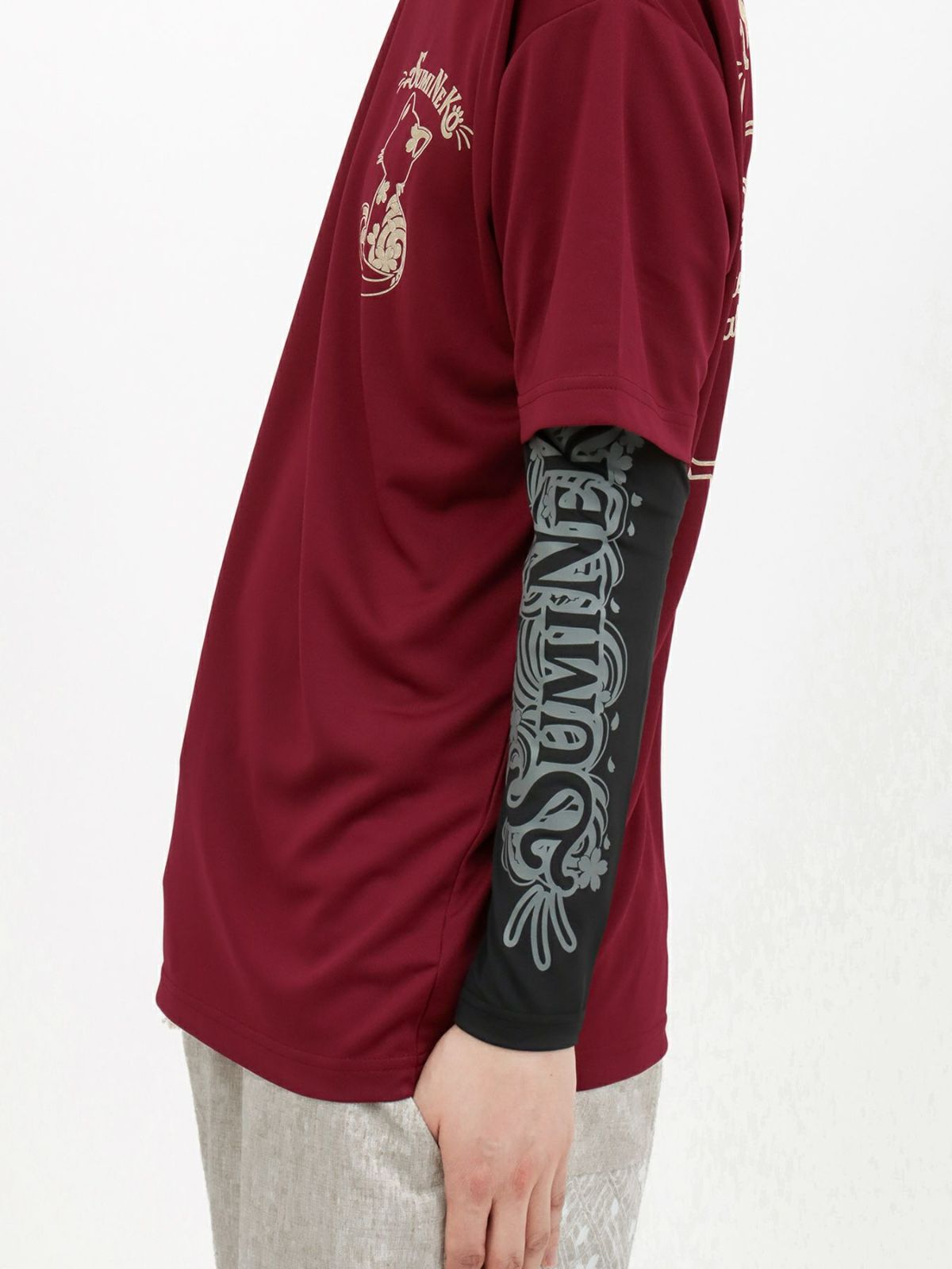 【SUMINEKO】“スミネコ”プリントドライアームシェード