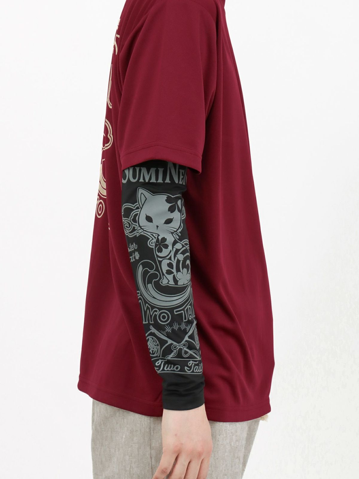 【SUMINEKO】“スミネコ”プリントドライアームシェード