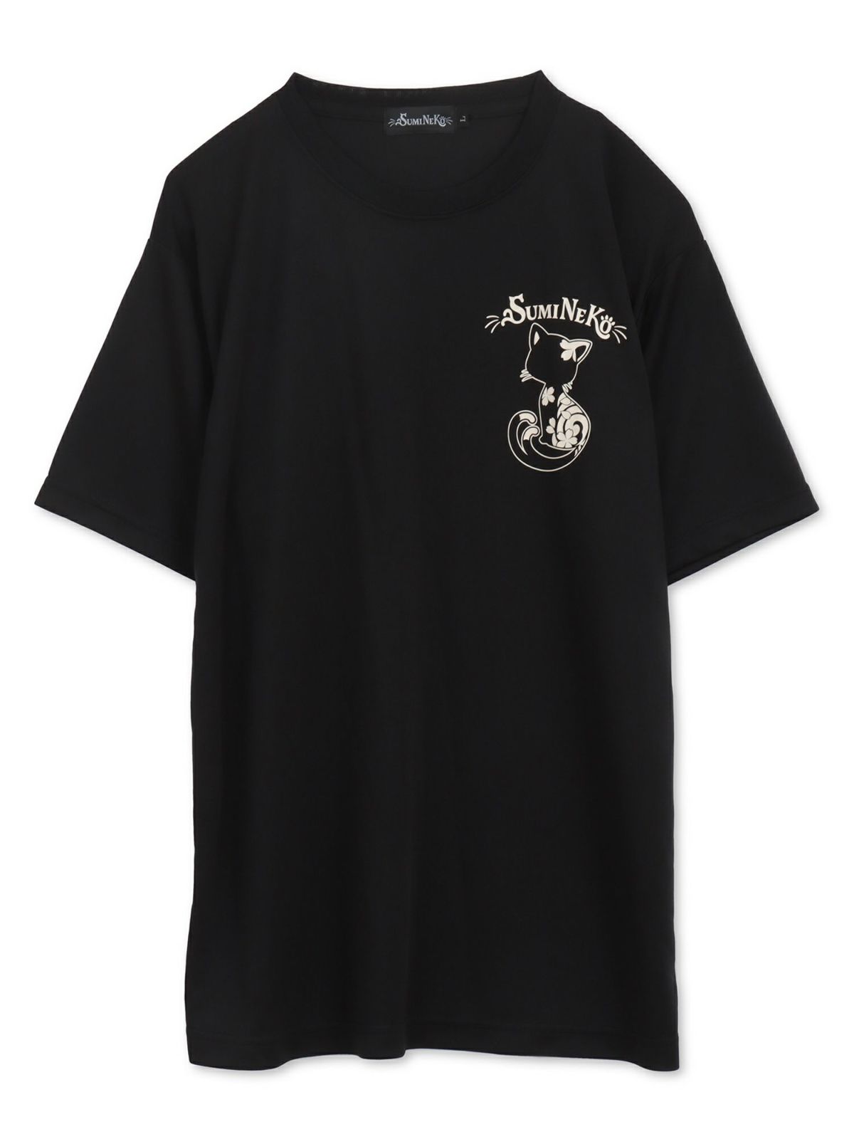 【SUMINEKO】“スミネコ”プリントDRY素材Tシャツ