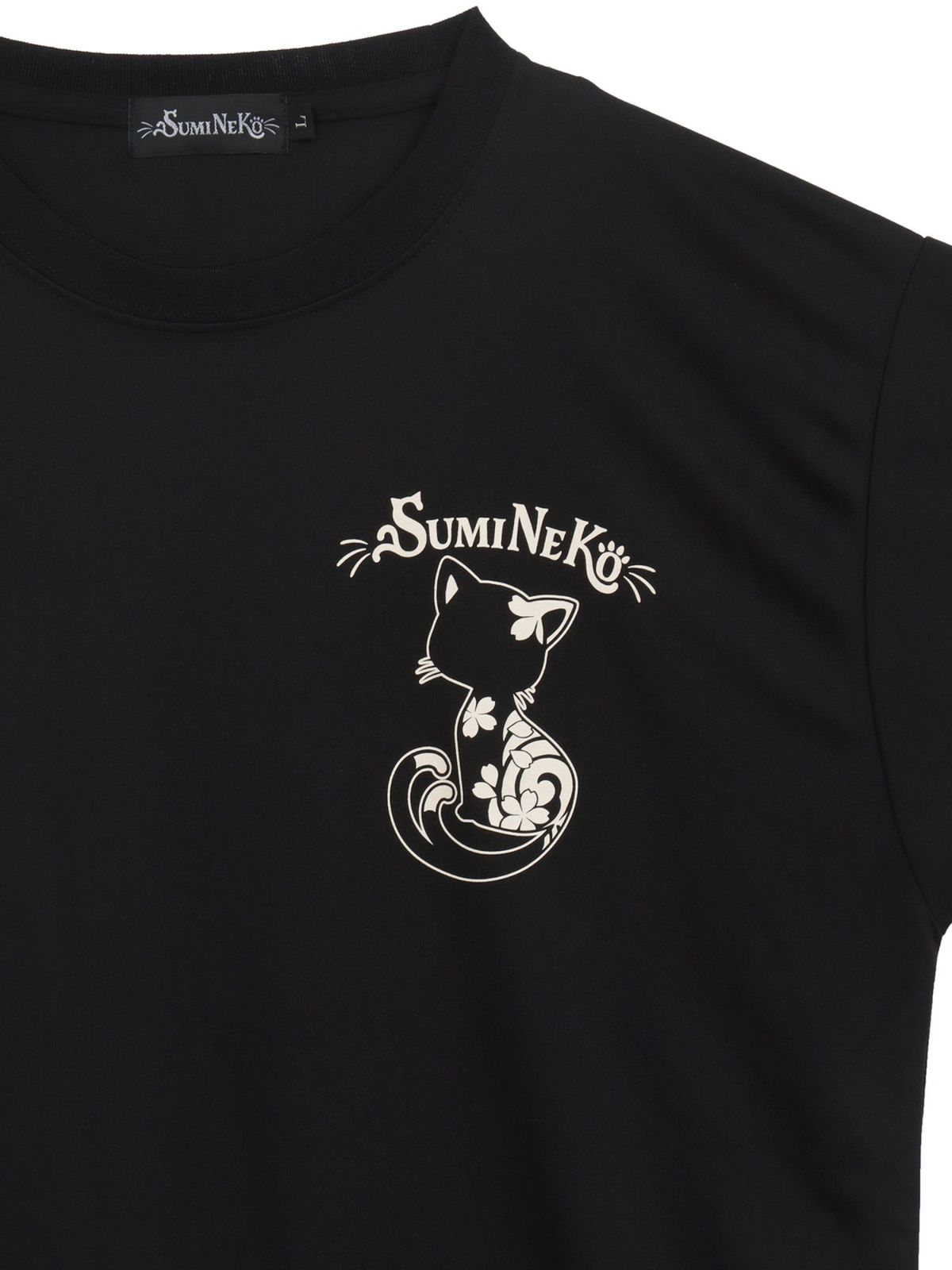 【SUMINEKO】“スミネコ”プリントDRY素材Tシャツ